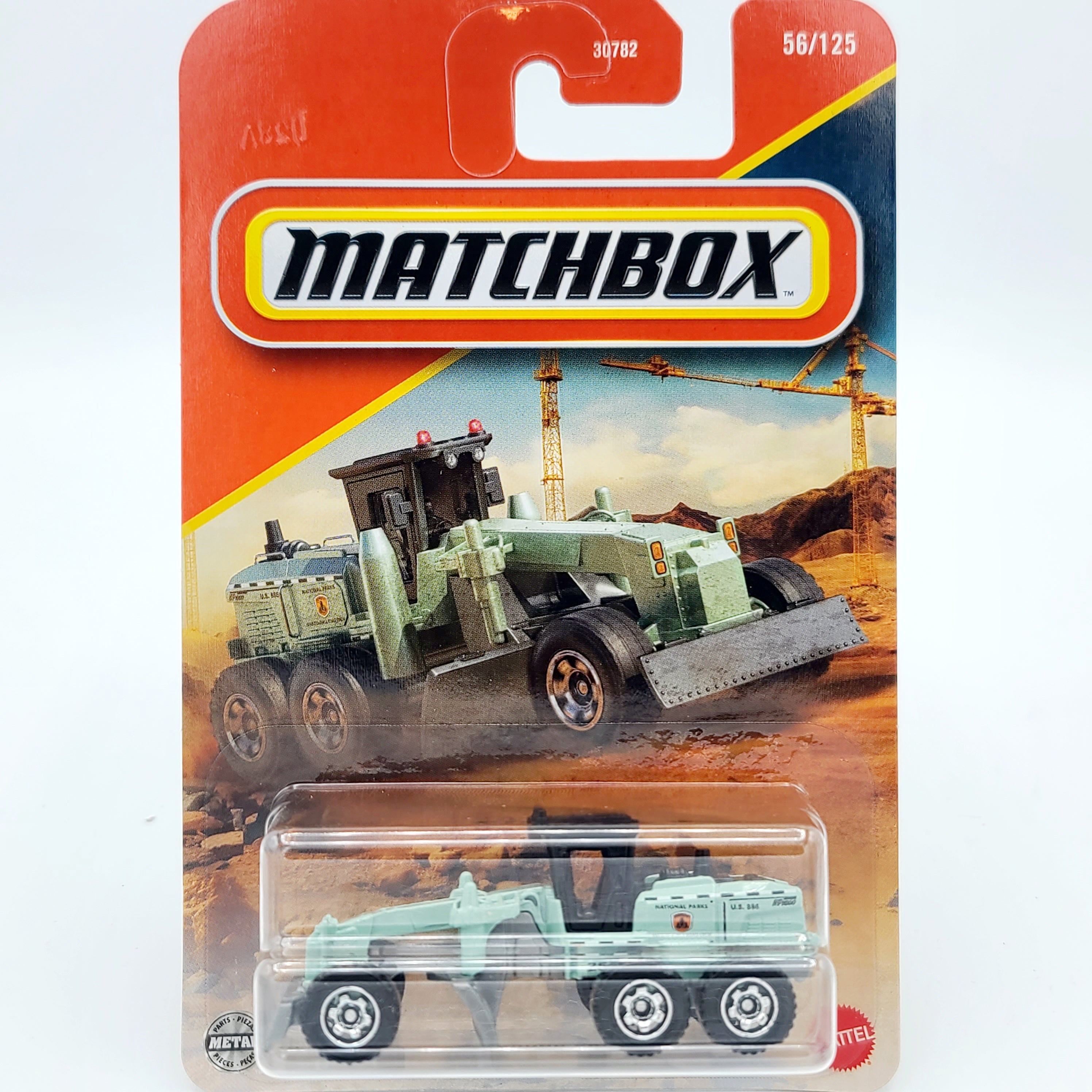 Matchbox MBX Ground Grinder / Road Grader "National Parks" (2025 Mix 12 M Basic)